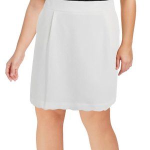 Tommy Hilfiger Scalloped A-Line Skirt 14 NWT